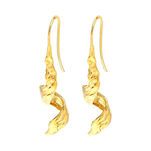 Silk Scarves Drop Earrings Wedding Jewelry