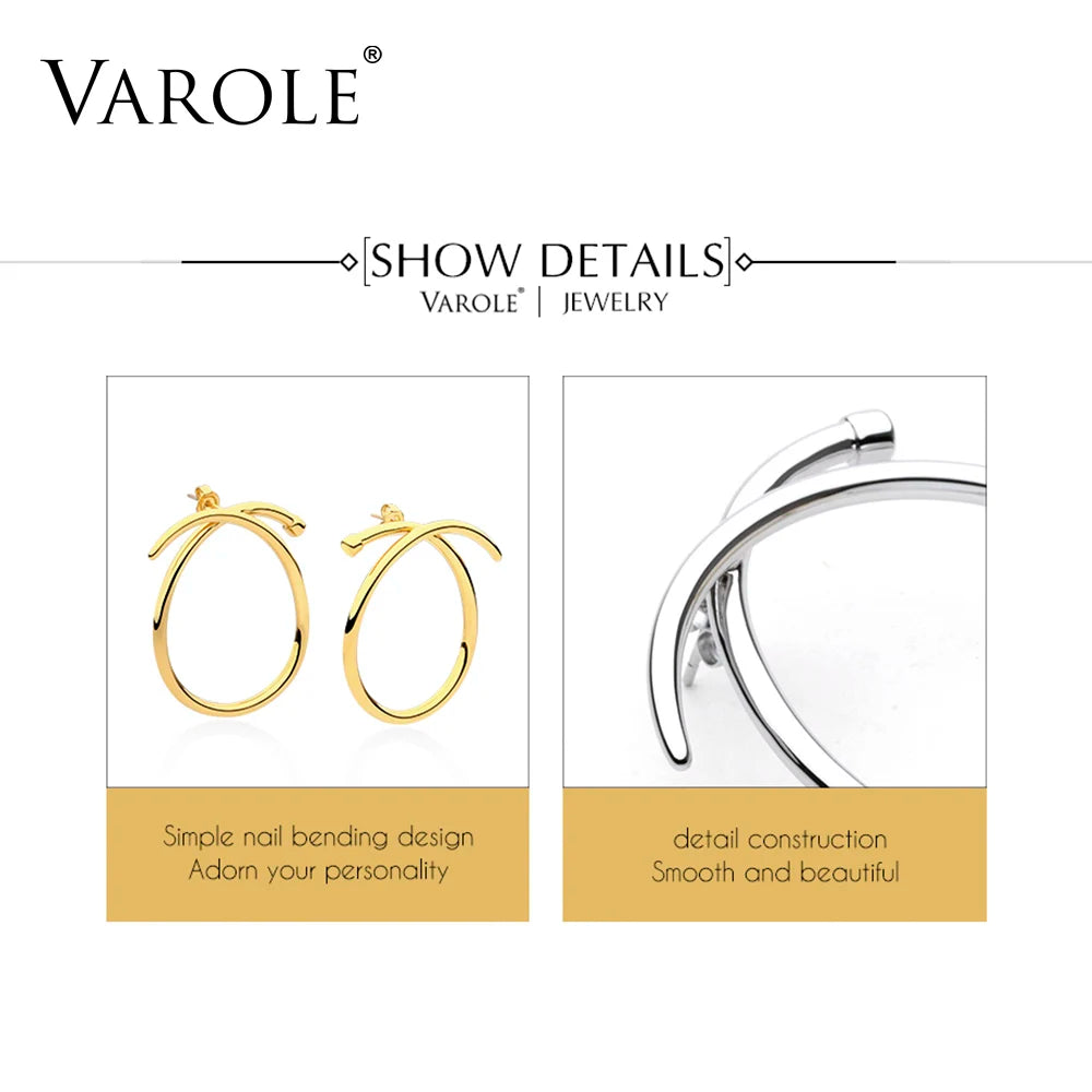 High Knotted Hoop Earrings for Women