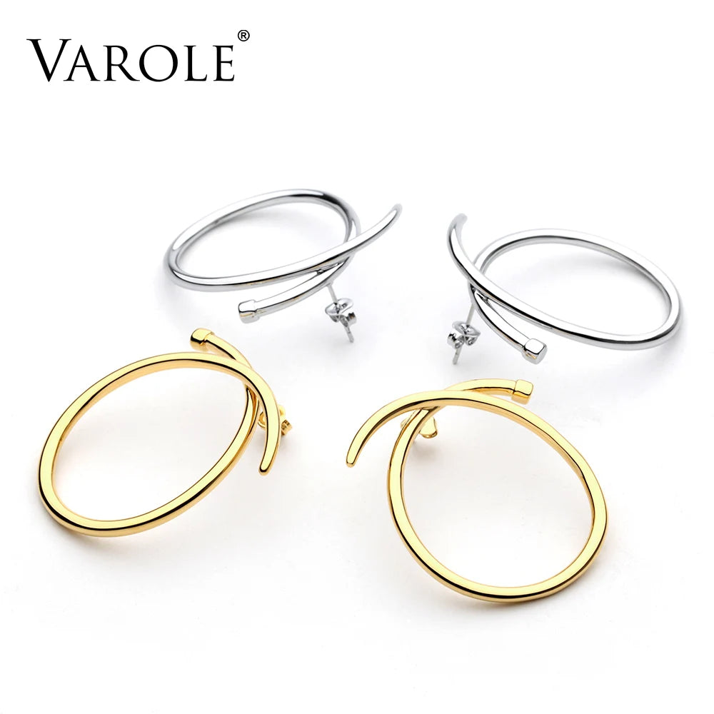 High Knotted Hoop Earrings for Women