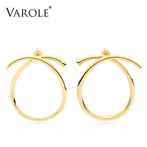High Knotted Hoop Earrings for Women