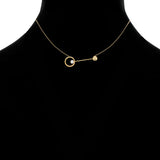 Pearl & Ball Choker Necklace Stainless Steel Women Chocker