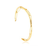 Minimalist Line Chain Cuff Bracelets for Women