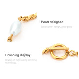 Natural Pearls Chain Bracelet Women Bangle Jewelry Party Gift