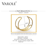 Paperclip Cuff Bracelet Manchette Armband Bangle For Women