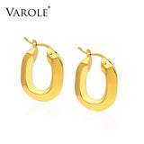Geometry Hoops Earrings Jewelry Kolczyki