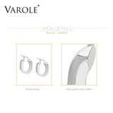 Geometry Hoops Earrings Jewelry Kolczyki