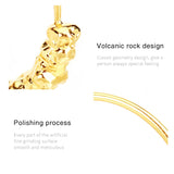 Irregular Texture Circle Hoop Earrings for Women