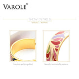 Enamel Hoop Earrings for Women Stud Jewelry