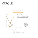 Water Drop Curve Chain Choker Necklace Pendant Jewelry Collares