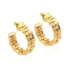 Weave Texture Hoop Earrings For Women Circle Hoops Earring Jewelry