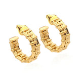 Weave Texture Hoop Earrings For Women Circle Hoops Earring Jewelry