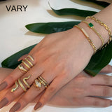 925 Silver Double Gemstone Bracelet Green Zircon 18K