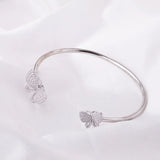 925 Sterling Silver Butterfly Bracelet Adjustable Size Jewelry