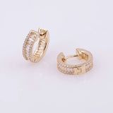 925 Sterling Silver Zircon Earrings for Party Wedding