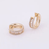 925 Sterling Silver Zircon Earrings for Party Wedding