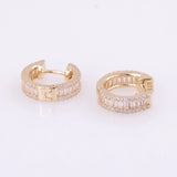 925 Sterling Silver Zircon Earrings for Party Wedding