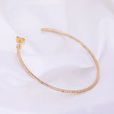 18K Gold-Plated CZ Hot Party Wedding Earrings