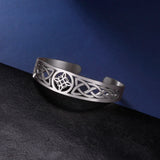 Celtic Knot Bracelet Ladies Stainless Steel Witchcraft Amulet Jewelry