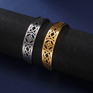 Celtic Knot Bracelet Ladies Stainless Steel Witchcraft Amulet Jewelry