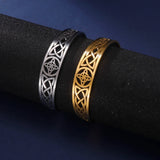 Celtic Knot Bracelet Ladies Stainless Steel Witchcraft Amulet Jewelry