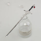 Punk Ruby Pendant Hairpin for Women