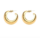 VE1 Silver Round Circle Women Earrings Colorful Cubic Zircon CZ