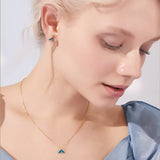925 Silver Necklace for Women Girl Sea Whale Mermaid Tail
