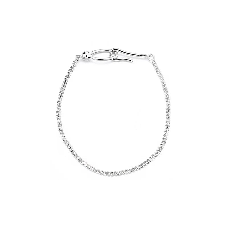 925 Stamp Silver Bracelet for Women Girl Korea Lucky Jewelry