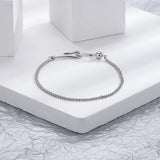 925 Stamp Silver Bracelet for Women Girl Korea Lucky Jewelry