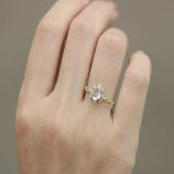 925 Silver Opal Ring for Women Braided Hollow Jewelry Gift