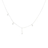 925 Silver Zircon Star Necklace for Women - Light Simplicity Jewelry