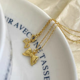 925 Sterling Bow Knot Necklace Romantic Choker Jewelry Gift
