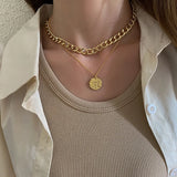 925 Silver Angel Coin Necklace for Women
