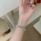 925 Silver Bracelet Hiphop Punk Party Jewelry Women