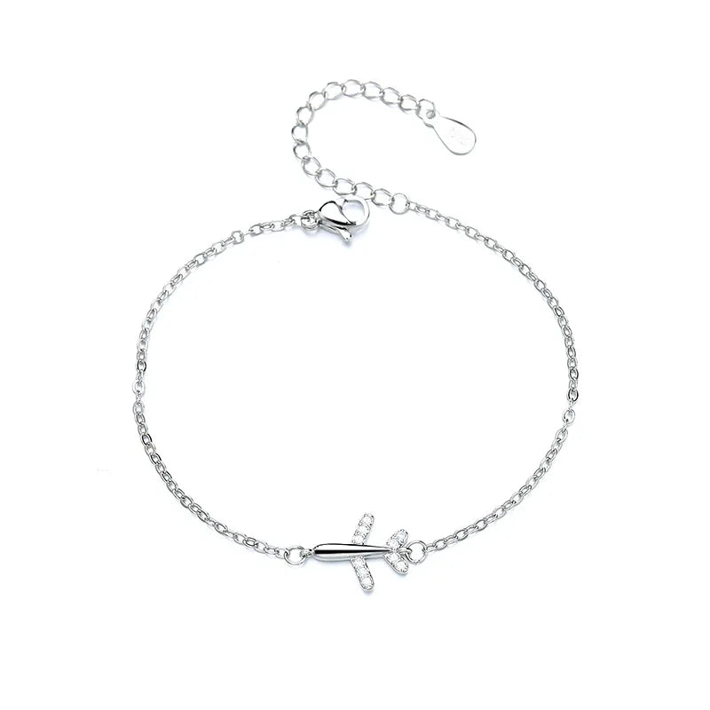 925 Silver Bracelets for Women Zircon Party Jewelry