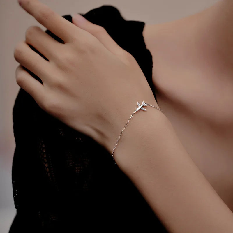 925 Silver Bracelets for Women Zircon Party Jewelry