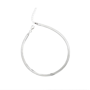 925 Silver Bracelets Women Summer Snake Texture Party Jewelry