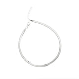 925 Silver Bracelets Women Summer Snake Texture Party Jewelry