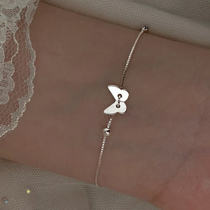 925 Silver Bracelet Women Vintage Butterfly Jewelry