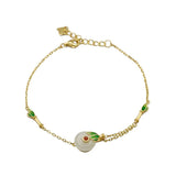925 Sterling Silver Chinese Style Hetian Jade Bracelet