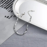 925 Silver Couples Bracelets Geometric String Party Jewelry