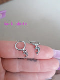 925 Sterling Silver Dolphin Earrings for Women