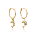 925 Sterling Silver Dolphin Earrings for Women