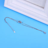 925 Silver Bracelet Double Ring Buckle for Women INS Style