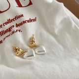 925 Silver Heart Earrings for Women - Frosting Temperament Banquet Jewelry Gift