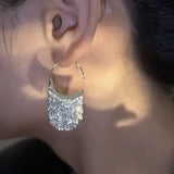925 Silver Tassel Earring for Women - Retro Party Jewelry Gift