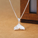 925 Silver Mermaid Tail Necklace for Women