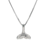 925 Silver Mermaid Tail Necklace for Women