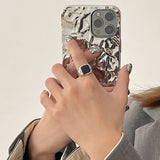 925 Silver Geometric Square Retro Index Finger Ring