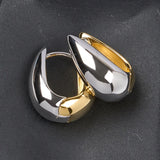 925 Silver Circle Asymmetric Earring for Women Girl Gift